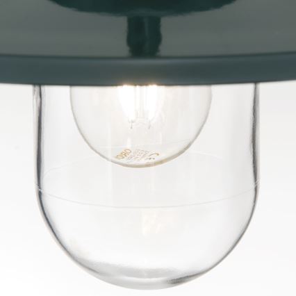 Вуличний підвісний світильник EDWARD 1xE27/60W/230V IP44 зелений