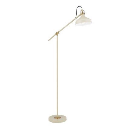 Торшер SCHILLER 1xE27/40W/230V кремовый/бронзовый