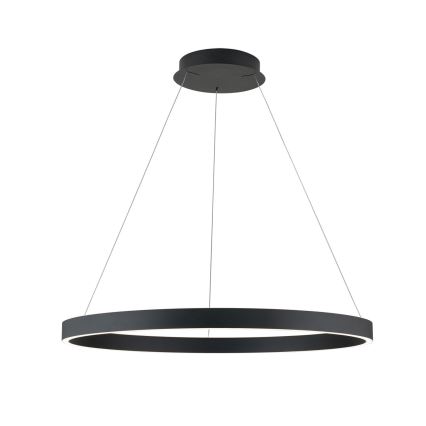 диммируемая LED-люстра на тросе KOLK LED/80W/230V 2700/3000/4000K, диам. 80 см, черный