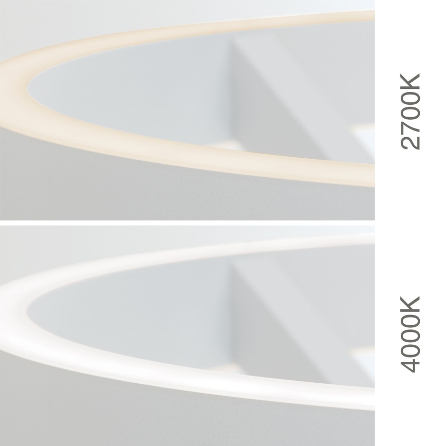 Диммируемый напольный светильник LED KOLK LED/40W/230V 2700/4000K белый