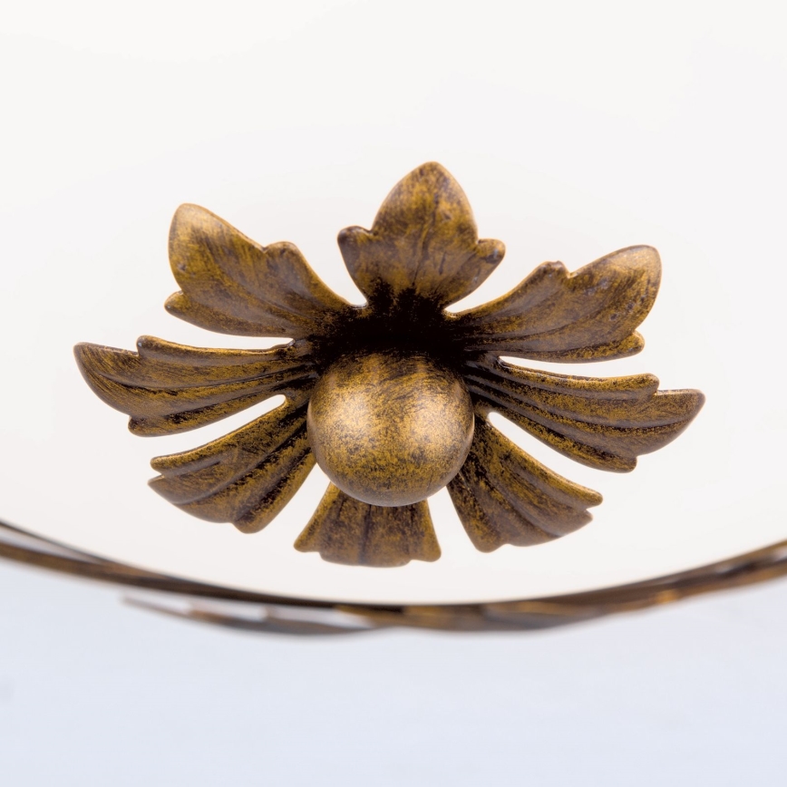 Потолочный светильник FLEUR 2xE27/60W/230V диаметр 40 см бронзовый