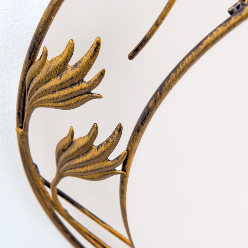 Потолочный светильник FLEUR 3xE27/60W/230V диаметр 50 см бронзовый