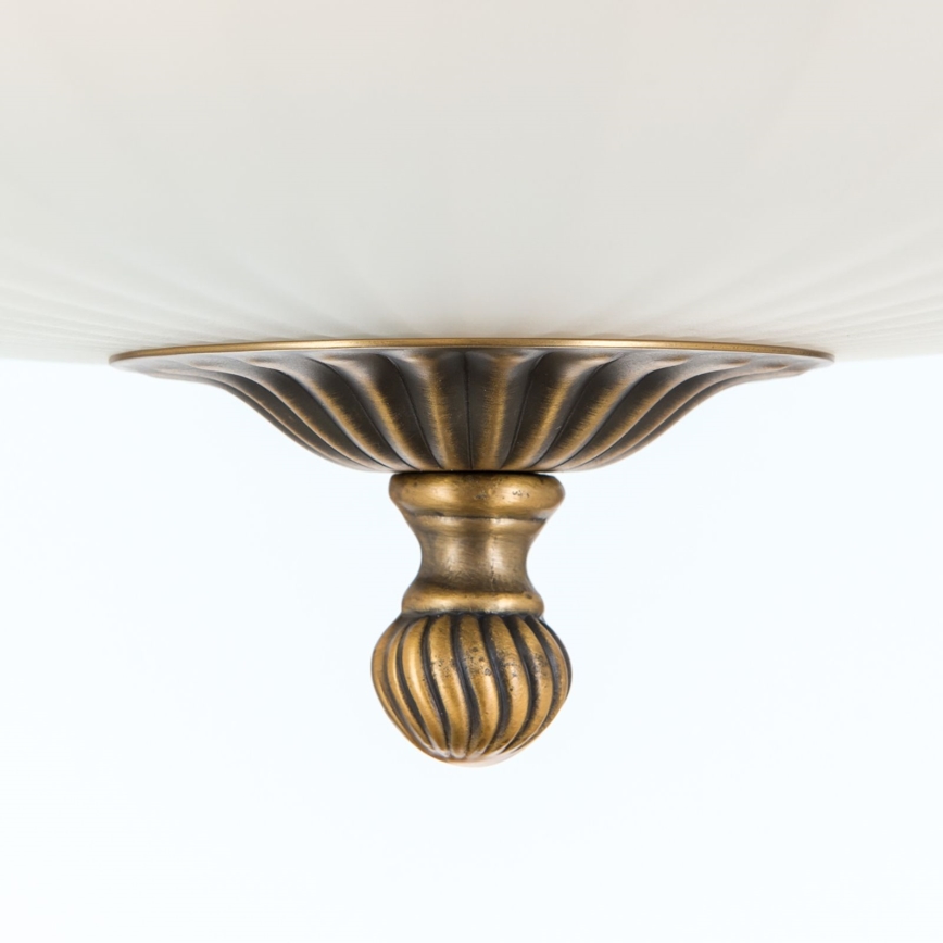 Припотолочная люстра ROCCA 4xE27/60W/230V диаметр 43 см бронзовый/белый