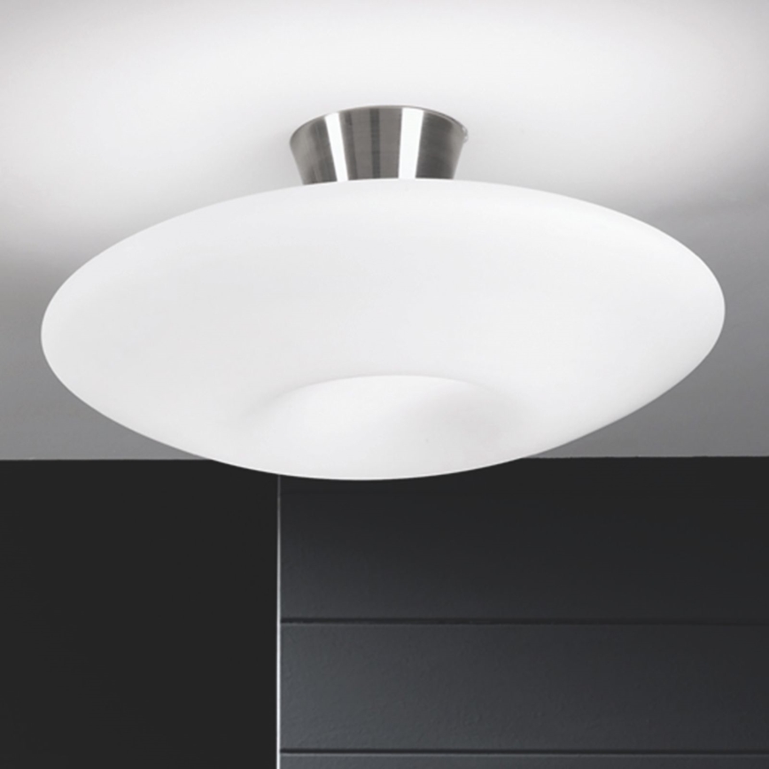 Потолочный светильник BLANC 2xE27/60W/230V диаметр 49 см матовый хром