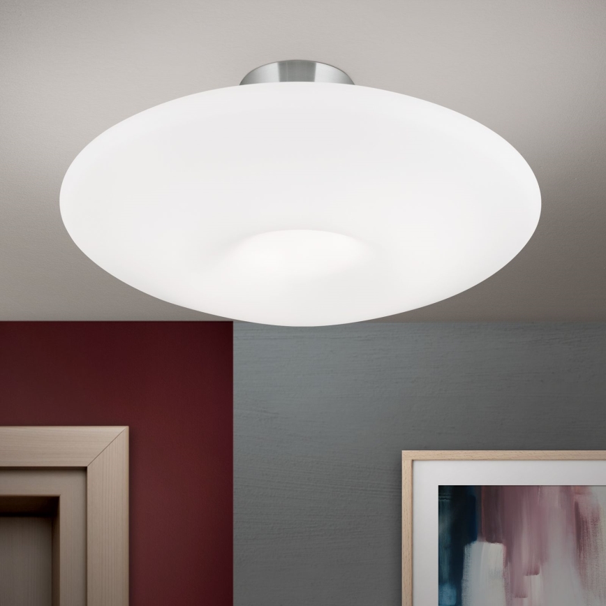 Стельовий світильник BLANC 2xE27/60W/230V діаметр 49 см матовий хром