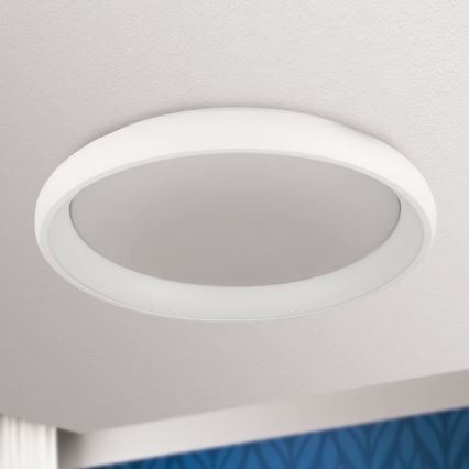 Світлодіодний стельовий світильник з регулюванням яскравості VENUS LED/50W/230V діаметр 61 см білий