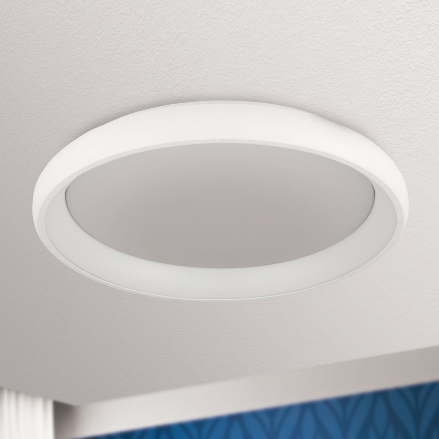 Світлодіодний стельовий світильник з регулюванням яскравості VENUS LED/50W/230V діаметр 61 см білий