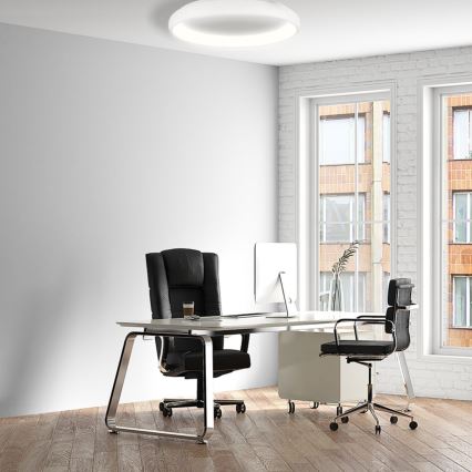 Светодиодный потолочный светильник с регулированием яркости VENUS LED/50W/230V диаметр 61 см белый