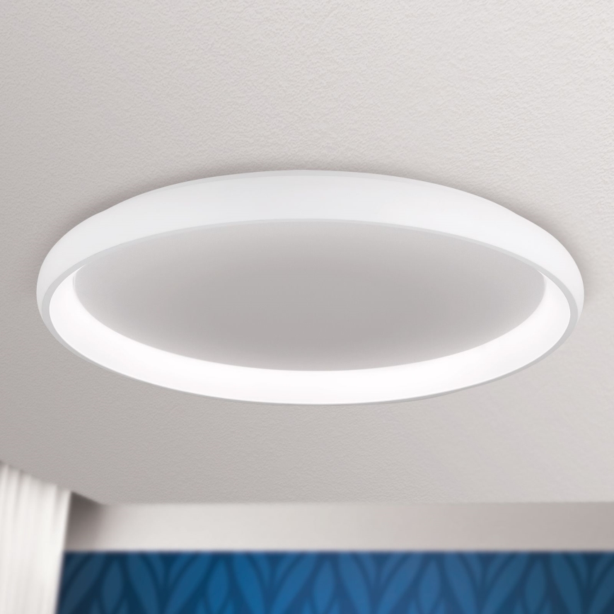Світлодіодний стельовий світильник з регулюванням яскравості VENUS LED/85W/230V діаметр 81 см білий