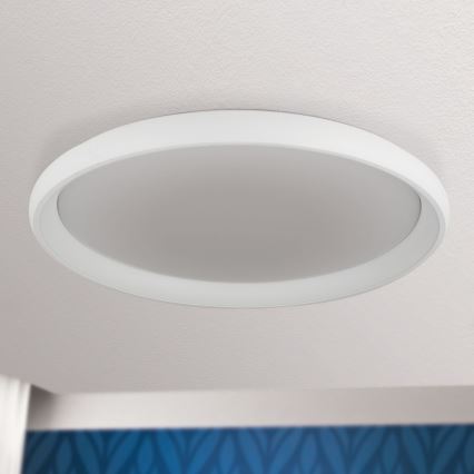 Світлодіодний стельовий світильник з регулюванням яскравості VENUS LED/85W/230V діаметр 81 см білий