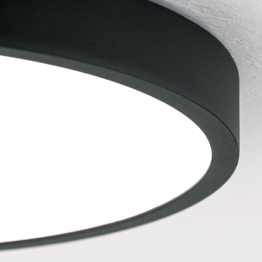 Светодиодный потолочный светильник BULLY LED/24W/230V диаметр 24 см черный