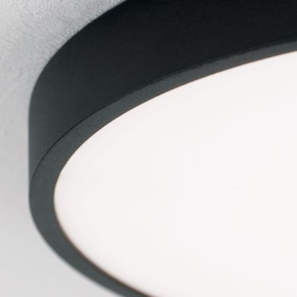 Стельовий LED світильник BULLY LED/28W/230V діаметр 28 см чорний