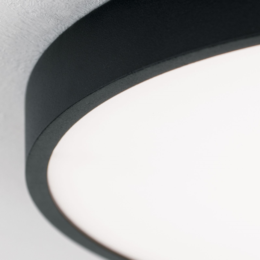 Стельовий LED світильник BULLY LED/28W/230V діаметр 28 см чорний