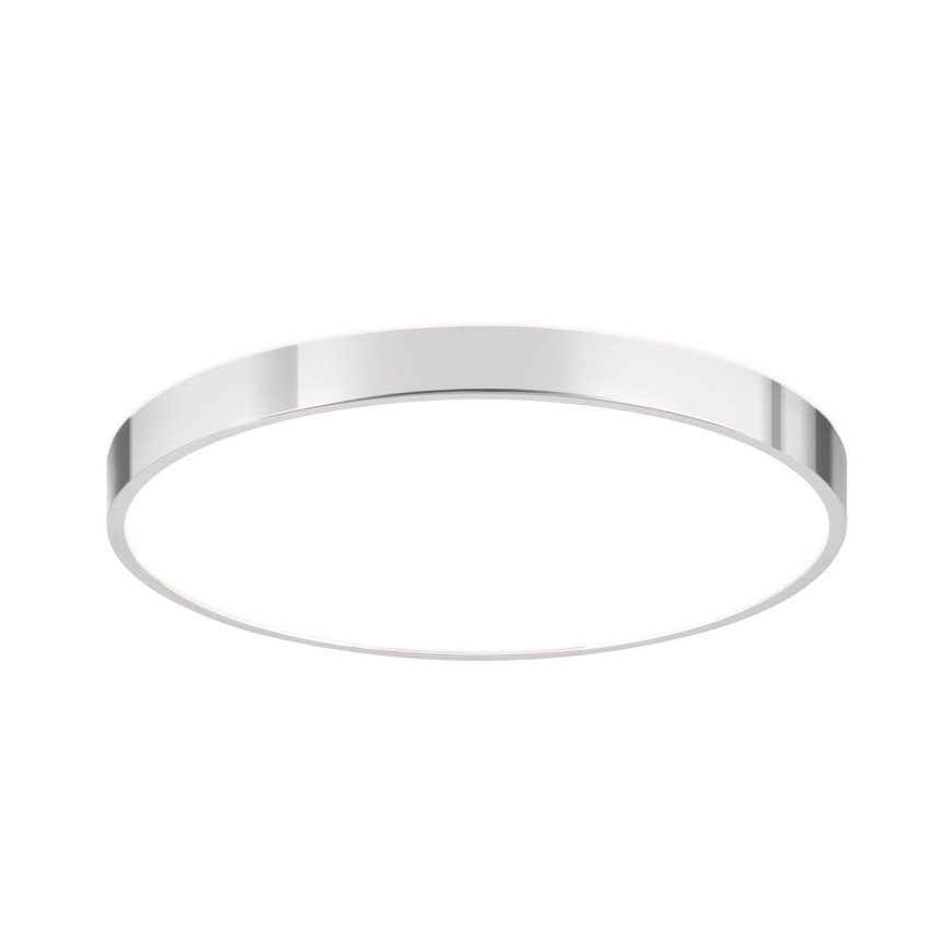 Стельовий LED світильник BULLY LED/28W/230V діаметр 28 см глянцевий хром