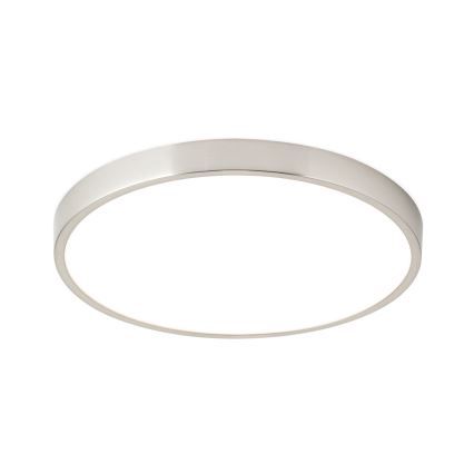 Стельовий LED світильник BULLY LED/28W/230V діаметр 28 см матовий хром
