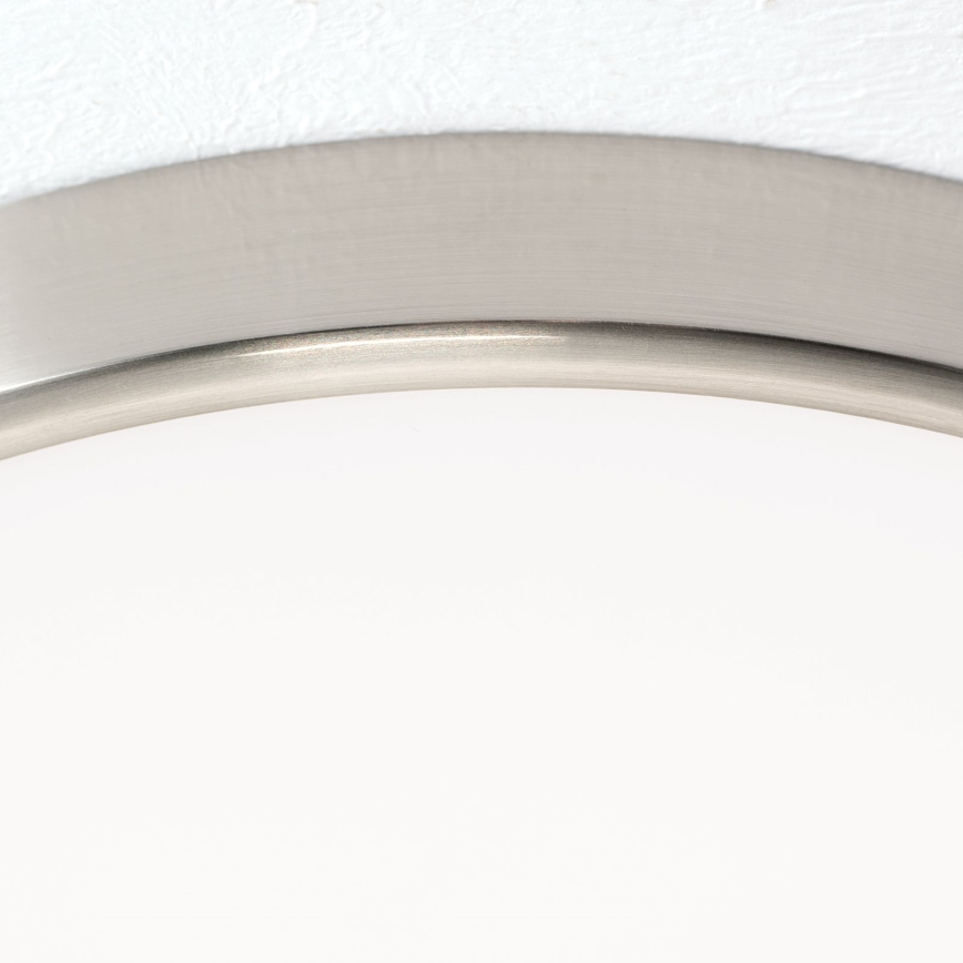 Стельовий LED світильник BULLY LED/28W/230V діаметр 28 см матовий хром