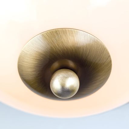 Потолочный светильник AUSTRIAN OLD LAMP 2xE27/60W/230V диаметр 27 см бронзовый/бежевый