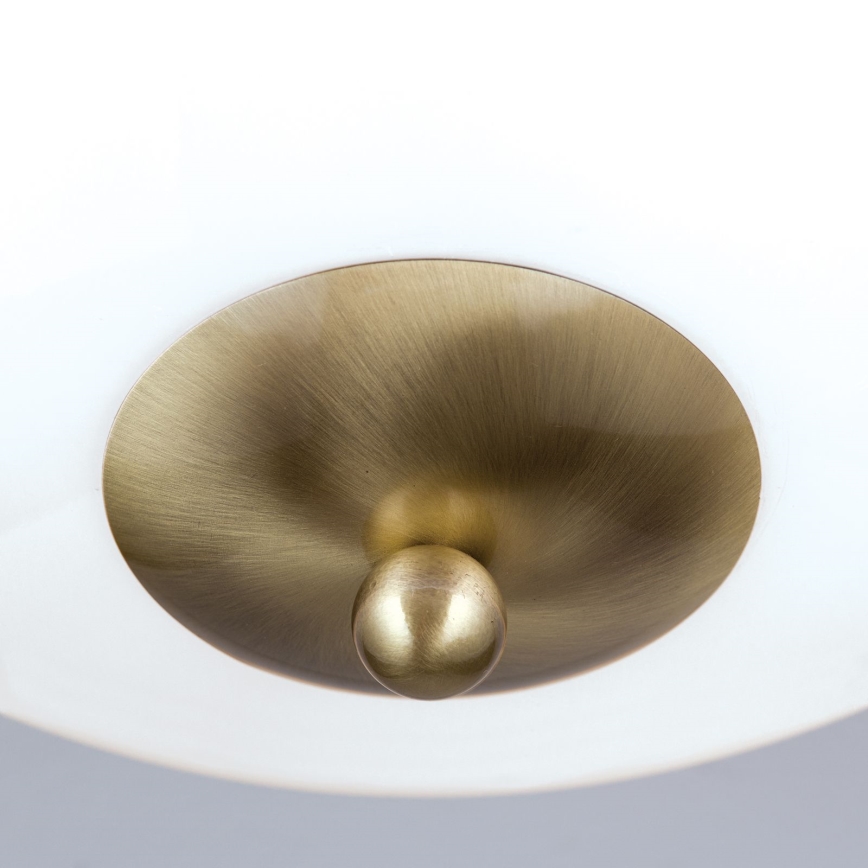 Потолочный светильник AUSTRIAN OLD LAMP 3xE27/60W/230V диаметр 50 см бронзовый/белый