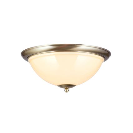 Стельовий світильник AUSTRIAN OLD LAMP 3xE27/60W/230V діаметр 50 см бронза/бежевий