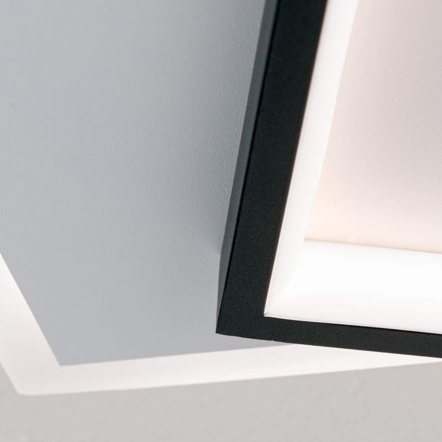 Светодиодный потолочный светильник с регулированием яркости EMANUEL LED/50W/230V белый/черный