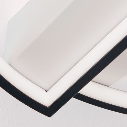 Светодиодный потолочный светильник с регулированием яркости OLGA LED/28W/230V черный/белый