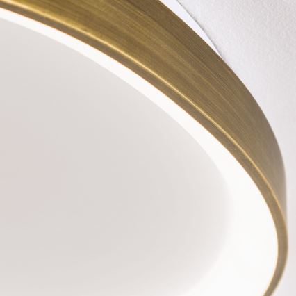 Светодиодный потолочный светильник CHARLIE LED/48W/230V диаметр 65 см золотистый