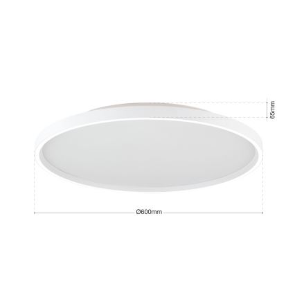 Светодиодный потолочный светильник с регулированием яркости MASCA LED/47W/230V 2700/3350/4000K диаметр 60 см белый