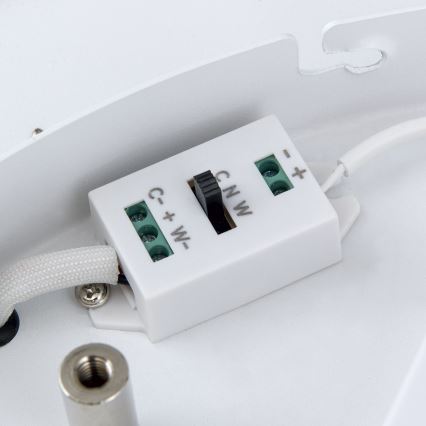 Светодиодный потолочный светильник с регулированием яркости MASCA LED/47W/230V 2700/3350/4000K диаметр 60 см черный