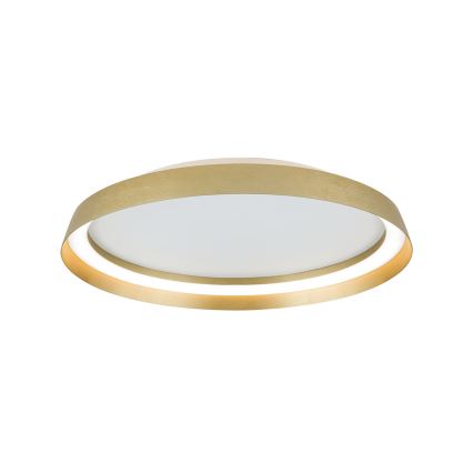 Светодиодный потолочный светильник с регулированием яркости MANTA LED/38W/230V 2700/3000/4000K диаметр 45 см золотистый