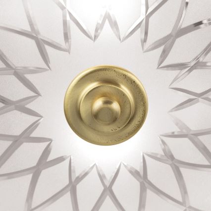 Потолочный светильник PORTO 2xE27/40W/230V диаметр 37 см золотистый