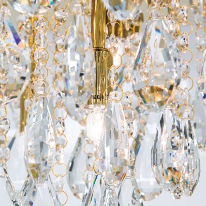 Хрустальный потолочный светильник CELESTE 6xG9/40W/230V диаметр 45 см золотистый