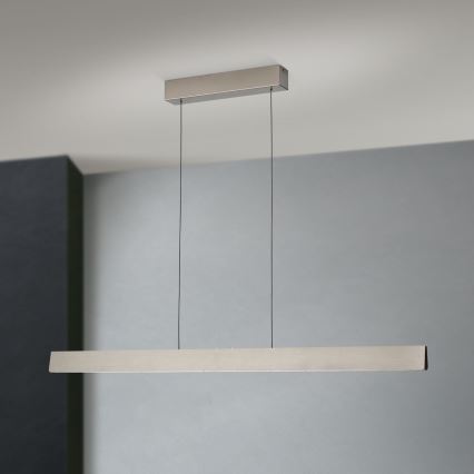 Світлодіодна підвісна люстра з регулюванням яскравості TARA LED/44W/230V 2700/3800/4500/5700K матовий хром