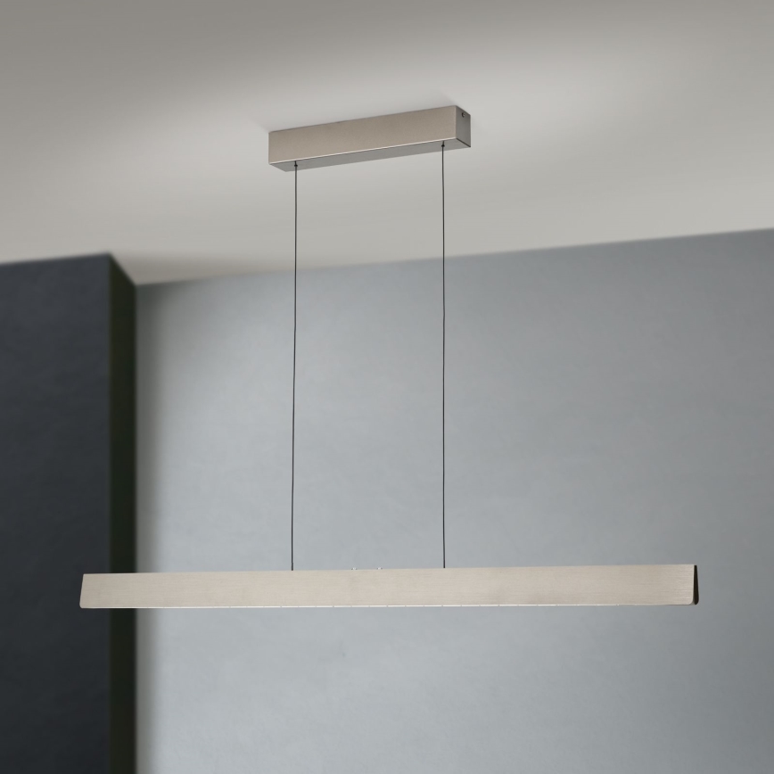 Світлодіодна підвісна люстра з регулюванням яскравості TARA LED/44W/230V 2700/3800/4500/5700K матовий хром