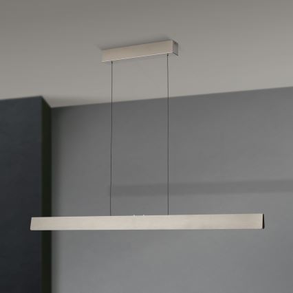 Світлодіодна підвісна люстра з регулюванням яскравості TARA LED/44W/230V 2700/3800/4500/5700K матовий хром