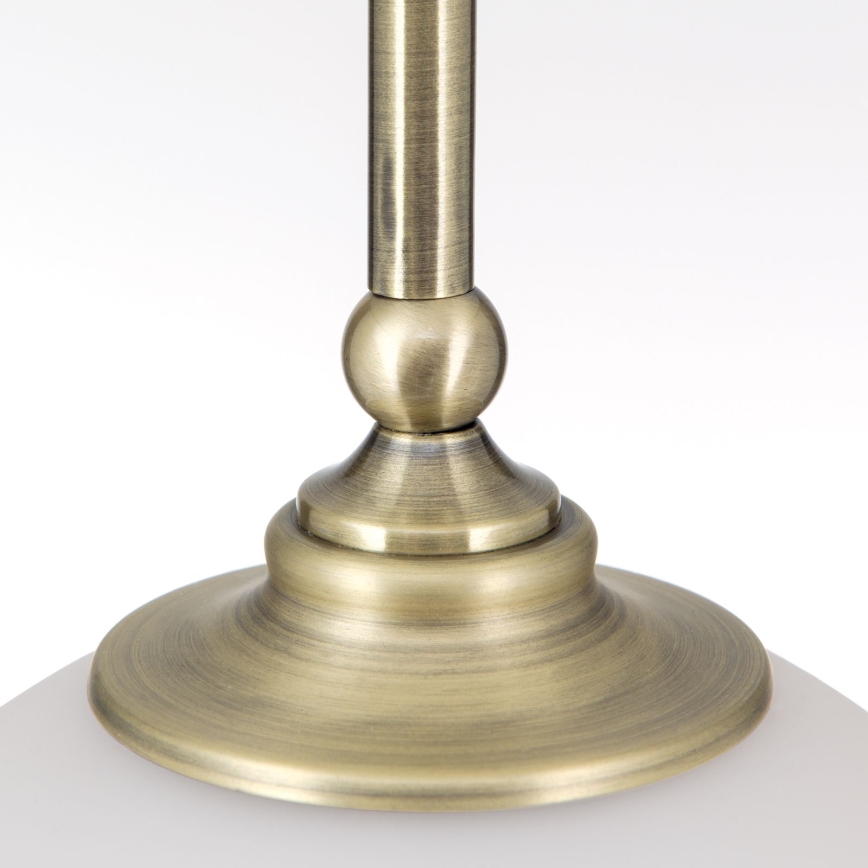 Підвісна люстра OLD LAMP 1xE27/40W/230V білий/латунь