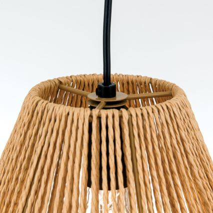 Подвесная люстра JUNGLE 1xE27/40W/230V диаметр 31 cm hemp