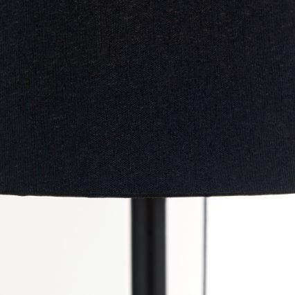 Настольная лампа с USB портом LUDWIG 1xE27/40W/230V 50 см черный