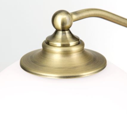 Настольная лампа OLD LAMP 1xE27/40W/230V 65 см белый/латунь