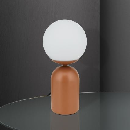 Настільна лампа STANLEY 1xE14/25W/230V кераміка/коричневий