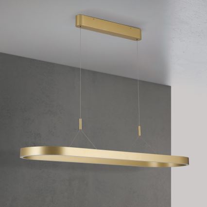 LED-подвесная люстра на тросе CARRARA LED/80W/230V 2700/3000/4000K, золотая