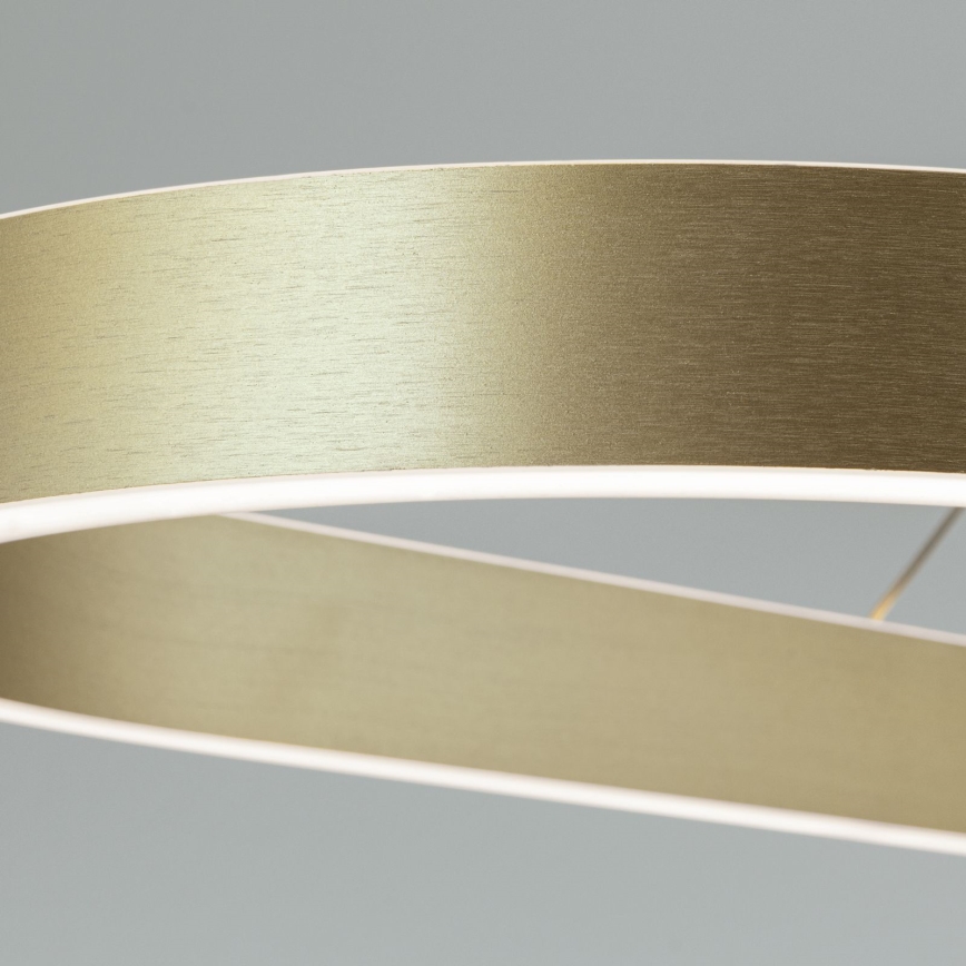 LED люстра на тросі CARRARA LED/80W/230V 2700/3000/4000K золота