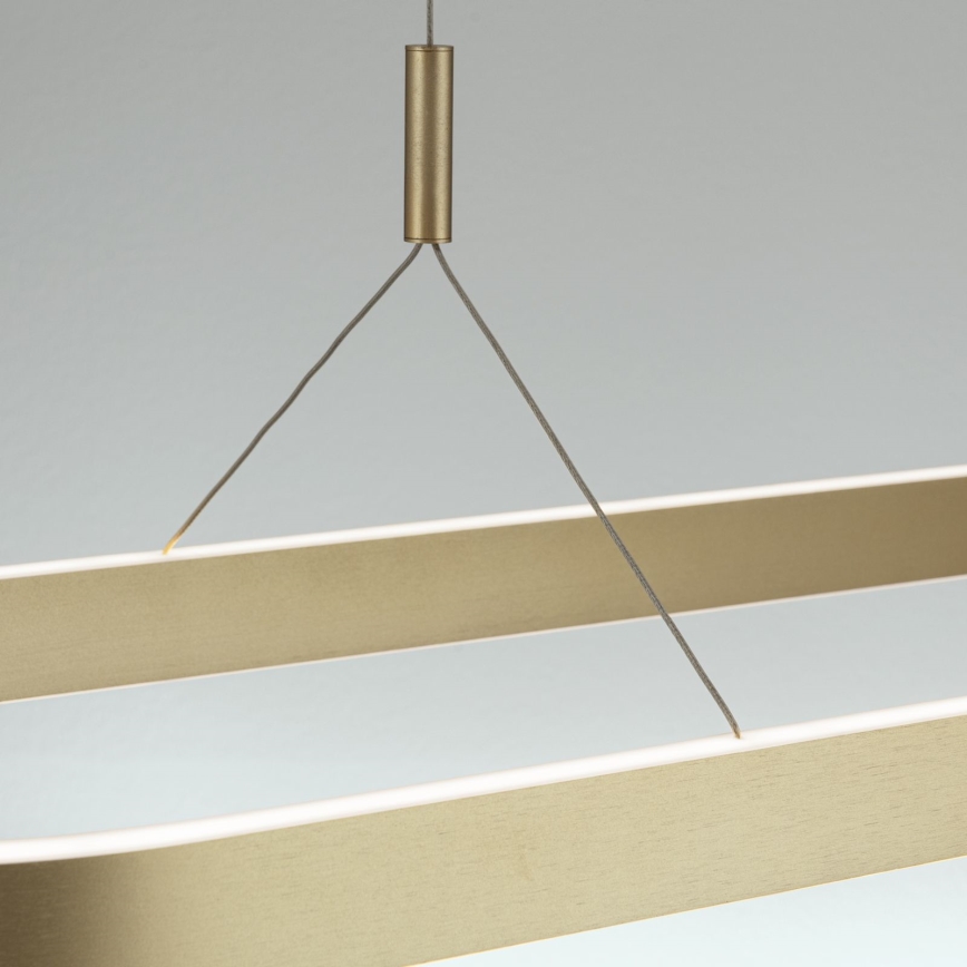 LED люстра на тросі CARRARA LED/80W/230V 2700/3000/4000K золота