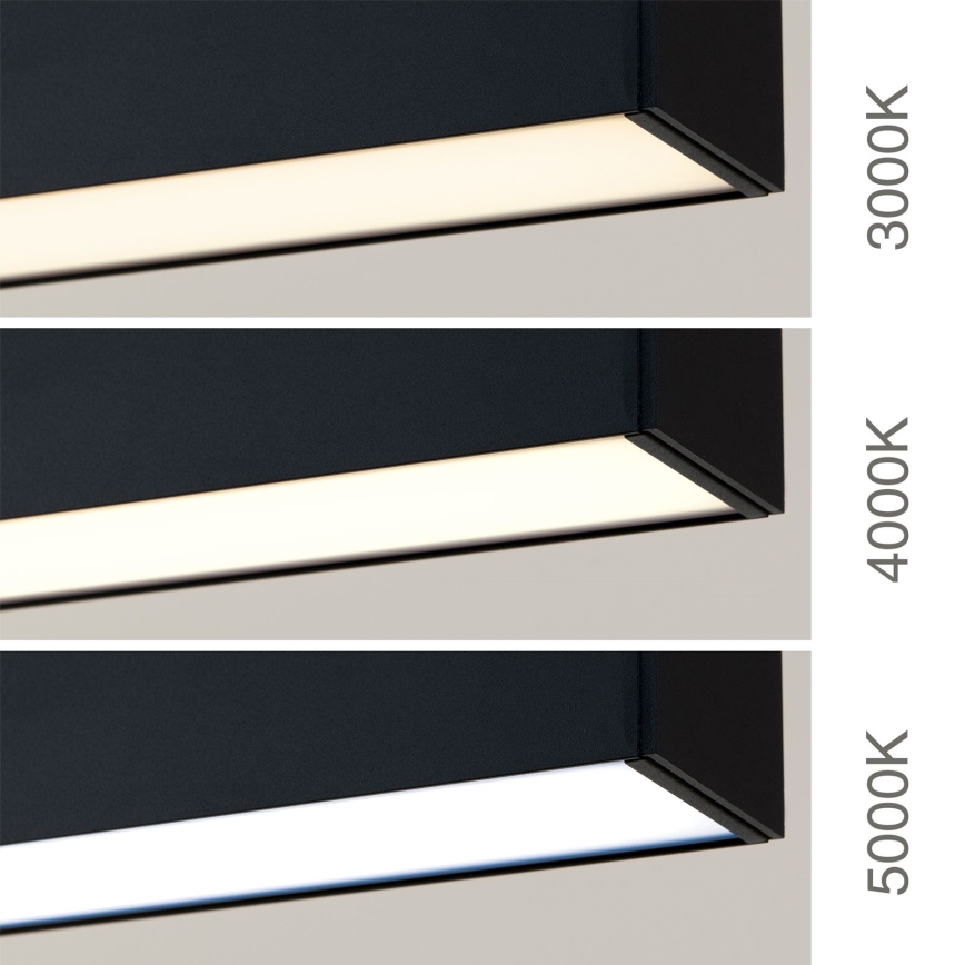 LED потолочный/подвесной светильник 2 в 1 PALKKI LED, 38 Вт, 230 В, 3000/4000/5000 К, черный