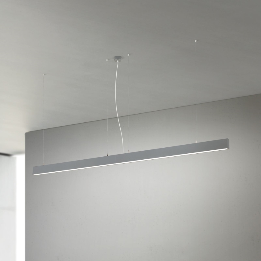 LED потолочный/подвесной светильник 2 в 1 PALKKI LED/38W/230V 3000/4000/5000K серый
