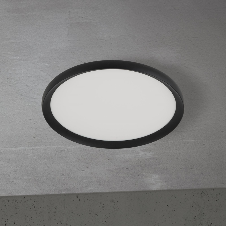 Светодиодный потолочный светильник KANT LED/30W/230V 2700/3000/4000K, диаметр 40 см, чёрный