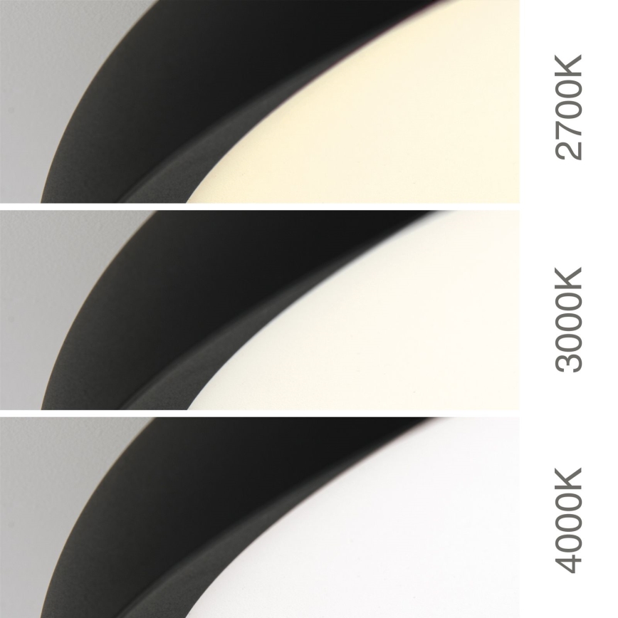 LED потолочный светильник KANT, 66 Вт/230 В, 2700/3000/4000 К, диаметр 80 см, черный