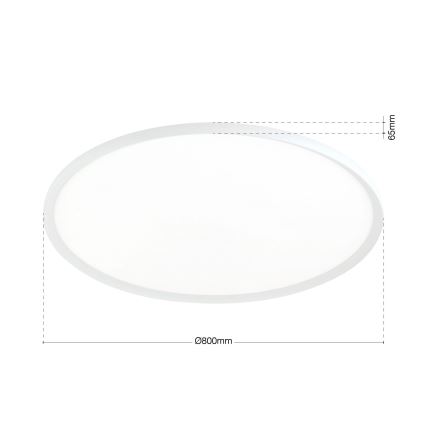 LED потолочный светильник KANT LED/66W/230V 2700/3000/4000K, диаметр 80 см, белый