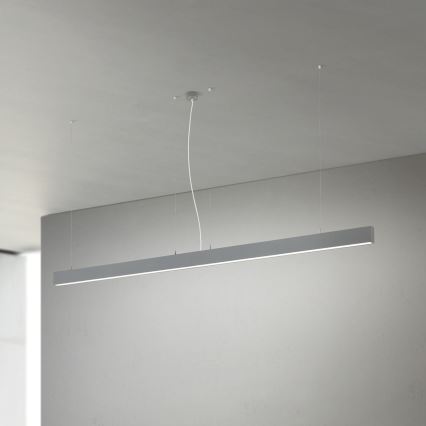 LED стельовий/підвісний світильник 2-в-1 PALKKI LED/38 Вт/230 В 3000/4000/5000 К сірий