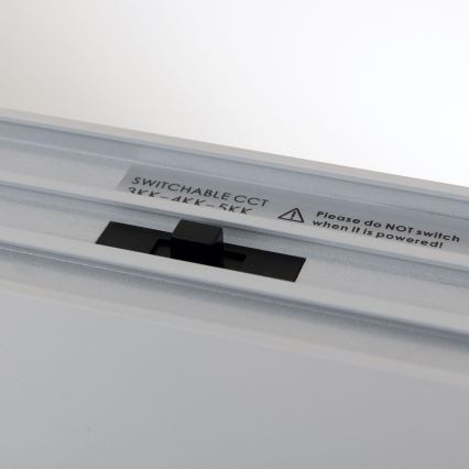 LED стельовий/підвісний світильник 2-в-1 PALKKI LED/38 Вт/230 В 3000/4000/5000 К сірий