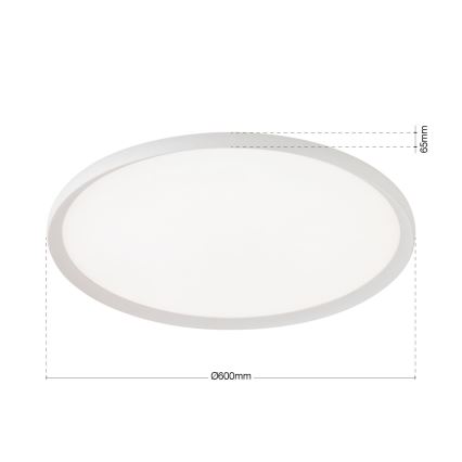 LED стельовий світильник KANT LED/50W/230V 2700/3000/4000K діаметр 60 см білий